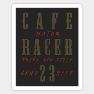 cafe racer - biker trend and style Sticker